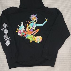 Black Graphic Hoodie